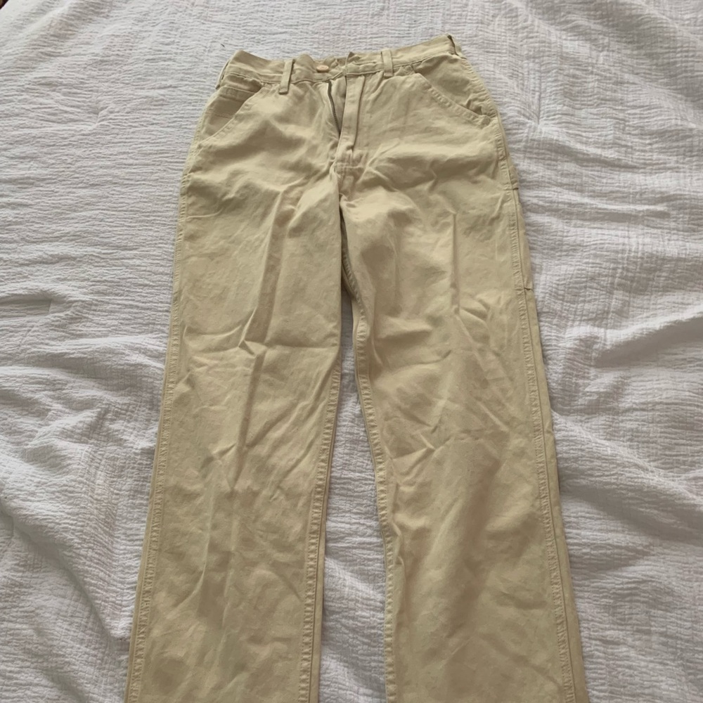 Brandy Melville John Galt tan cargo pants
